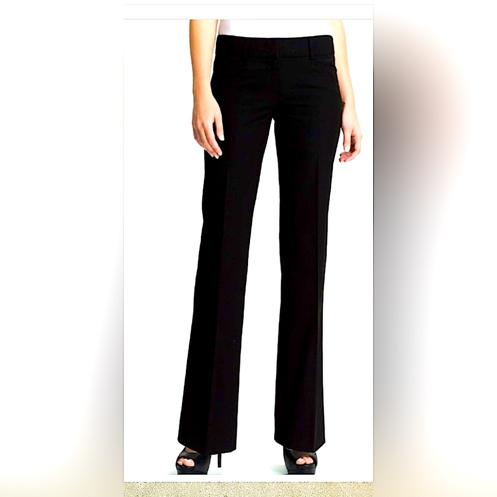 MICHAEL KORS GRAMERCY FLARED LEG PANTS  BLACK SZ 10 - Picture 2 of 12